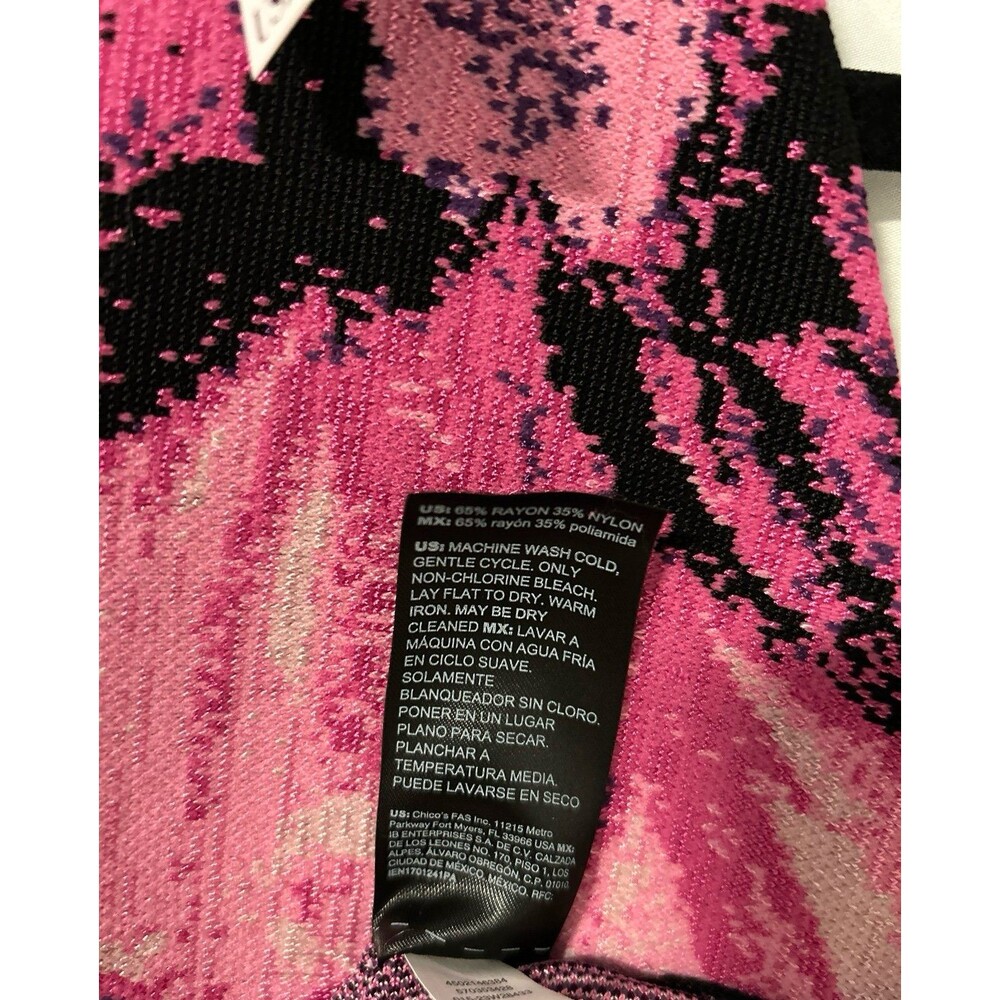 White House Black Market WHBM Floral Jacquard Sweater Tank NWT small - Picture 6 of 9